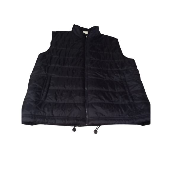 Men's Fila Sport Utility Workwear Sleeveless Puffer Vest Dark Blue XX Large - Picture 3 of 11